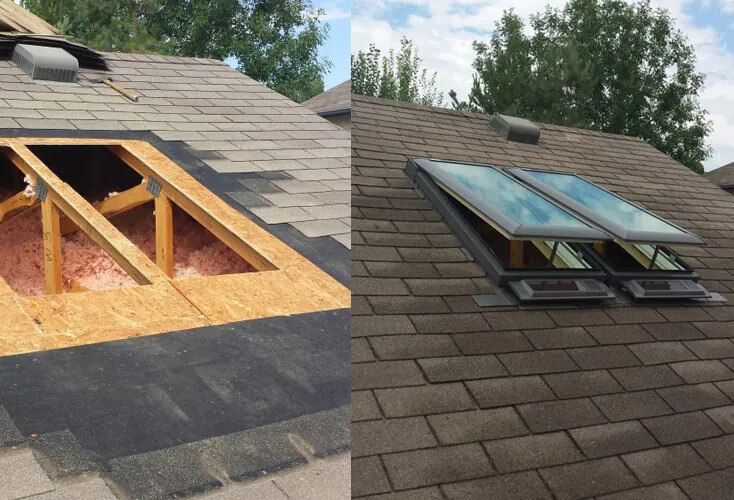 Skylights installation repair